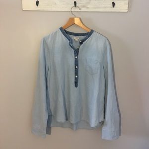 J Crew Chambray Henley